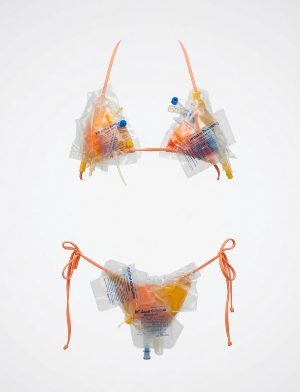 The IV Drip Bikini — One-of-One Hospitalcore Couture