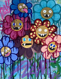 D3 Multi-Dripped on Canvas by Devin Grimes