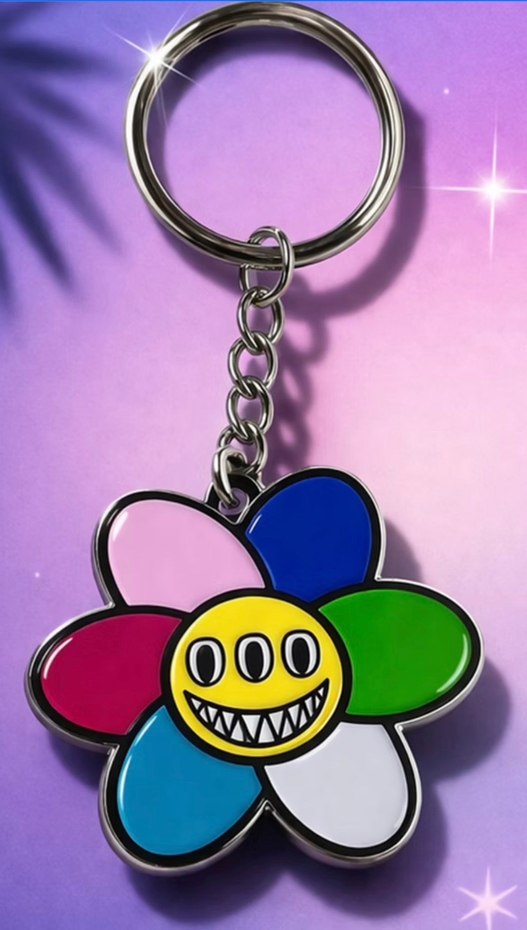 Devy Mortals Monster Flower Keychain
